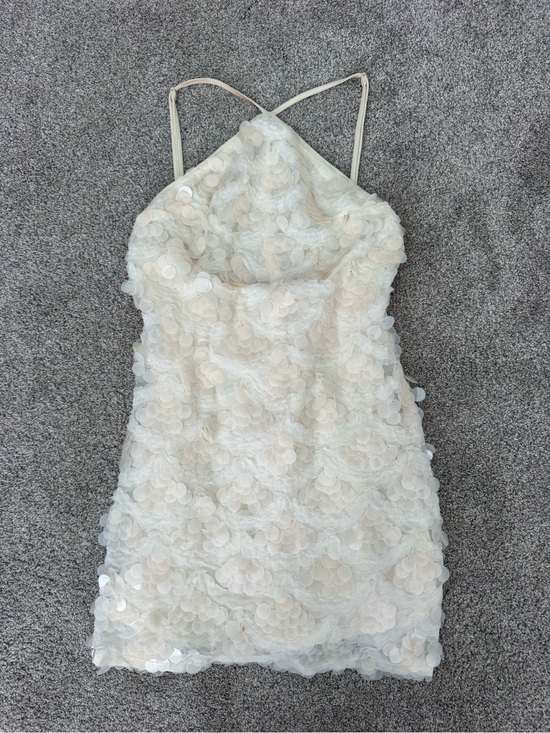 SHEIN Dresses & Skirts - Ivory Sequin Mini Dress